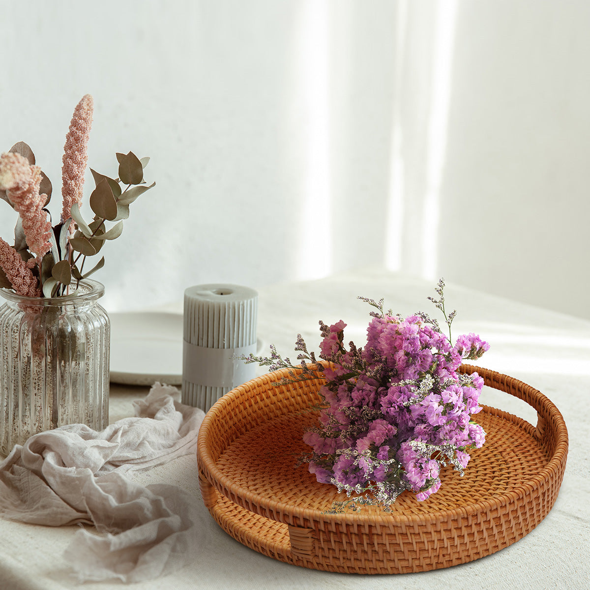 Wicker Serving Trays